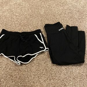 PINK leggings and lounge shorts